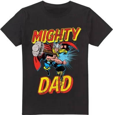 Immagine prodotto di Thor - Maglietta "Mighty Dad" da uomo TV5048 (3XL) (Nero)