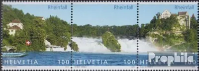 Produktbild von Briefmarken Schweiz 2015 Mi 2383-2385 Dreierstreifen (kompl.Ausg.) gestempelt Rheinfall