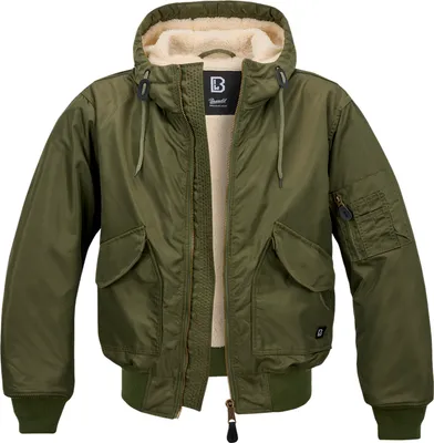 Produktbild von Brandit CWU Outdoorjacke Kapuzen Größe 4XL Farbe Oliv