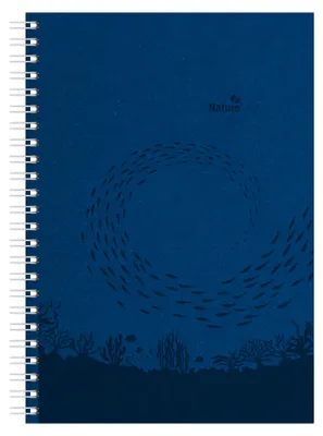 Produktbild von Alpha Edition - Wochenplaner Nature Line Ocean Ringbuch 2026 - Taschenkalender 15×21 cm mit 128 Seiten & umweltfreundlichem Strukturpapier, Weekly-Planer mit Monatsübersichten & Notizbereichen