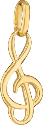 Produktbild von Notenschlüssel Kettenanhänger 333 8 Karat Gelbgold Violinschlüssel Musik 9113