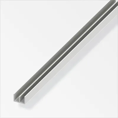 Produktbild von alfer Führungsschienen-Profil, oben 1 m, 10 x 6 x 1 mm Kunststoff weiss