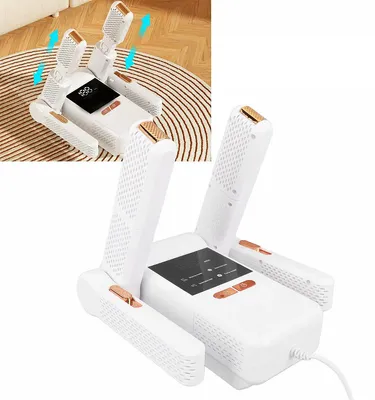 Produktbild von Elektrischer Schuhtrockner mit Timer, 4 Modi, Faltbar, Schnelltrocknung mit Temperaturregelung für Stiefel & Handschuhe