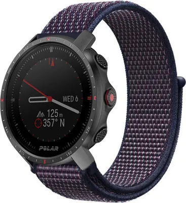 Produktbild von Strap-it Polar Grit X Pro Nylonarmband (Lila-Blau)