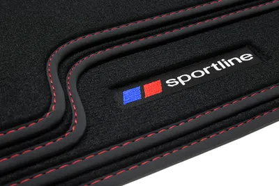 Produktbild von Sportline-Design Fußmatten passend für BMW 2er U06 Active Tourer ab Bj. 2022-, Naht:Rot