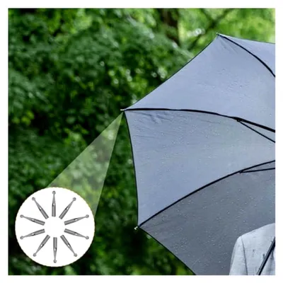 Produktbild von Ersatz-Regenschirm Schwanzperlen 10 Stück Endkappen für Klapp- und Terrassenschirme Reparaturzubehör