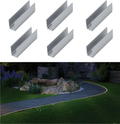 Produktbild von Paulmann Plug & Shine LED Strip Profil Warmweiß 6er-Set 6er Set Clip