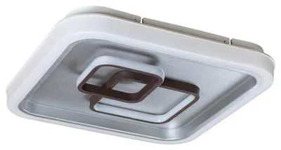 Productafbeelding van Rabalux 3318 Plafondlamp Portia, 50W, 4000K, 2200lm, zilverwit, vierkant-rond, neutraal wit