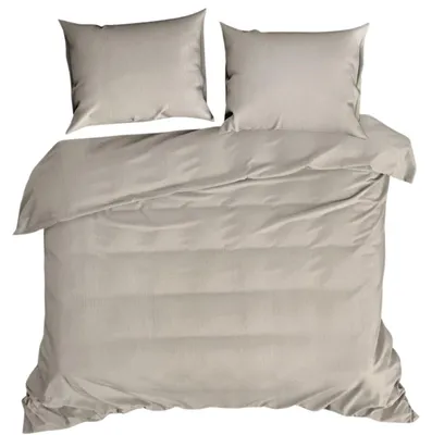Immagine prodotto di EUROFRIANY | Biancheria da letto - Set copripiumino - beige - 160 x 200 cm - Set da letto - 100% cotone