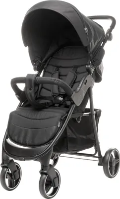 Produktbild von 4Baby | Kinderwagen - Buggy Kinderwagen - Schwarz - Leicht, Kompakt, Stabil - Für Stadt und Gelände - bis zu 22 kg - Rapid