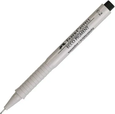Produktbild von FABER-CASTELL Pigmentliner ECCO PIGMENT 0,2 mm schwarz