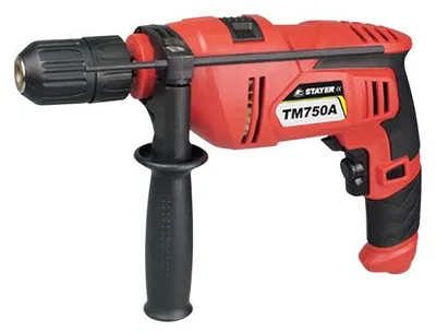 Zdjęcie produktu dla Wiertarka udarowa TM 750 AK, 750W, walizka, STAYER