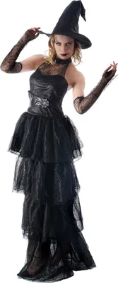Produktbild von Spider Hexen Kostüm Deluxe Cornelia für Damen - Schwarz Variante: S