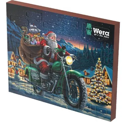 Produktbild von Wera Werkzeug Adventskalender 2025 – Schraubwerkstatt - 28 hochwertigen Werkzeugen Set, 15 Schraubendrehern, Männer und Herren Kalender ( Wert 200€ )