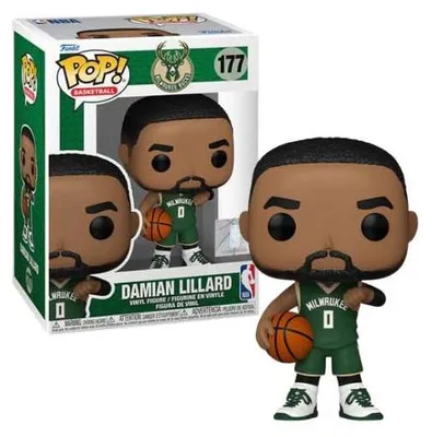 Produktbild von Funko Pop! Basketball: Milwaukee Bucks - Damian Lillard #177
