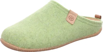 Produktbild von Rohde Damen Pantoffel aus Softfilz herausnehmbare Lederdecksohle Rivoli-D 6860, Größe:41 EU, Farbe:Grün