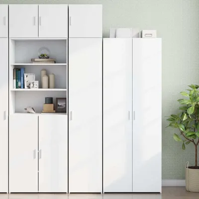 Obrázek produktu pro vidaXL Vysoká skříňka úzká bílá 40x42,5x225 cm materiál na bázi dřeva