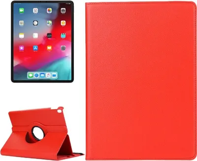 Produktbild von Schutzhülle für iPad Pro 11 (2018-2019-2020-2021) Tablet Hülle Schutz Tasche Case Cover Rot 360 Grad drehbar Rotation Bumper