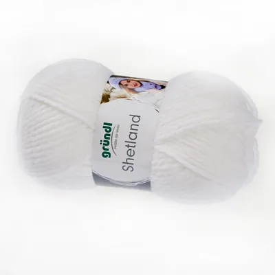 Produktbild von Shetland weiß (10) Strickgarn Häkelgarn stricken häkeln Polyacryl / Wolle