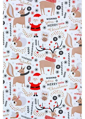 Obrázok produktu pre Darčekový papier Vianoce Little Christmas, rolka 50 cm x 250 m