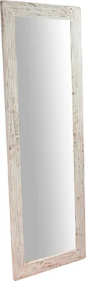 Produktbild von Lange wandspiegel 180x60x3 cm, Wandspiegel groß mit Holzrahmen, Ganzkörperspiegel, Antik-Finish