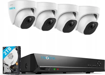 Zdjęcie produktu dla Reolink 4K PoE H265 Zestaw 4 kamer do monitoringu CCTV UHD 2160P