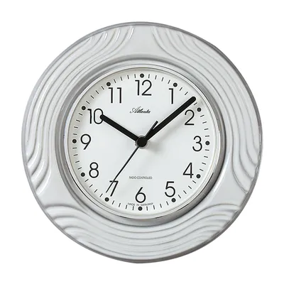 Produktbild von Atlanta Wanduhr, Funk, Ø 23,5 cm, 6021