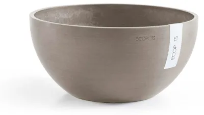 Immagine prodotto di Ecopots Brussels 30 Vaso da fiori - L 30 cm x H 14,8 cm - Interno ed esterno