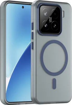 Produktbild von Mobigear Shockproof  Xiaomi 15 MagSafe Hülle Hardcase Backcover - Dunkelblau