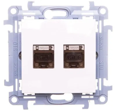 Zdjęcie produktu dla Kontakt-Simon C62E.01/11, Biały, Plastik, IP20, 77 mm, 43 mm, 77 mm