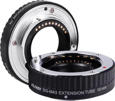 Produktbild von Viltrox DG-M43 Makro AF Erweiterung DG Rohr 10mm 16mm Ring Metallhalterung Verl?ngerungsrohr fš¹r Micro M4 / 3 Kamera Olympus E-P1 E-P2 E-PL1 E-PL2 Panasonic G1 GF1
