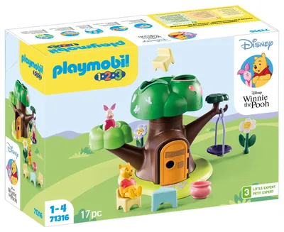 Produktbild von PLAYMOBIL Disney & Winnie the Pooh 71316 1.2.3 & Disney: Winnies & Ferkels Baumhaus