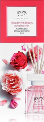 Produktbild von Ipuro Essentials lovely flowers 50ml - Raumduft Dufträume Rosenduft (1er Pack)