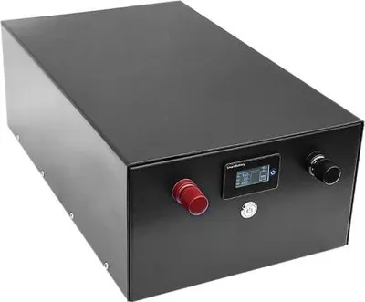 Immagine prodotto di Batteria AkuBox LiFePO4 134Ah 25,6V 3,43kWh con display, mivvy ENERGY