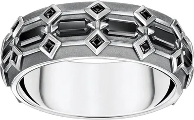 Obrázok produktu pre Thomas Sabo - TR2422-643-11-66 - Prsteň - Uni - Rebel v srdci - šírka 66