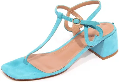 Produktbild von G4780 infradito donna A.BOCCA light blue suede sandals woman