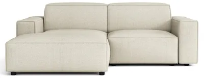 Image de Selsey Sellmo - Canapé d'angle, couleur crème, 210 cm