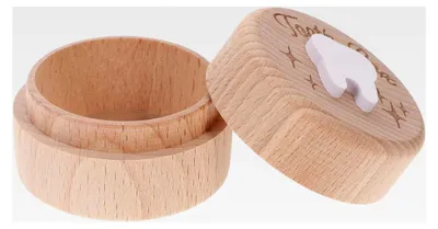 Produktbild von Runde Aufbewahrungsbox für Milchzähne mit Deckel