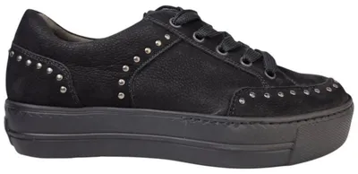 Produktbild von Paul Green Sportnubuk Sneaker low Schwarz