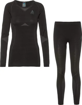 Produktbild von ODLO FUNDAMENTALS PERFORMANCE WARM 60056 black - odlo graphite grey XS