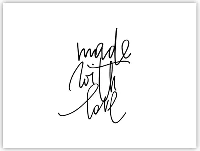 Produktbild von Poster - Poster ohne Rahmen - Erstellt mit Liebe - 40x30 cm - Wand Bild - Wanddeko - Wandbilder - Kunstposter - Wandposter - Bilder - Kunstdruck - Wanddekoration - Wandbild - P2XAA40x30-4499