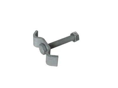 Produktbild von Gitterrostklemme Sicherung Befestigung - Klemme, Schraube 8x50, Mutter