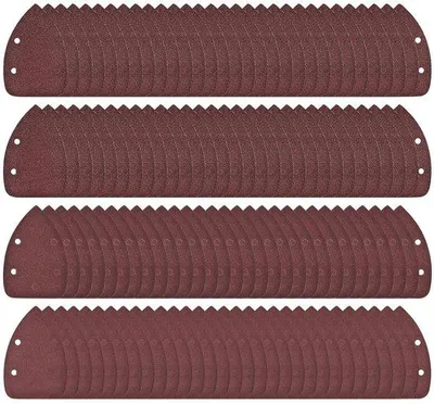 Productafbeelding van Schuurpapier set voor een driehoekige schuurmachine, 120 stuks, korrel 40-120, geschikt voor houtbewerkingsprojecten