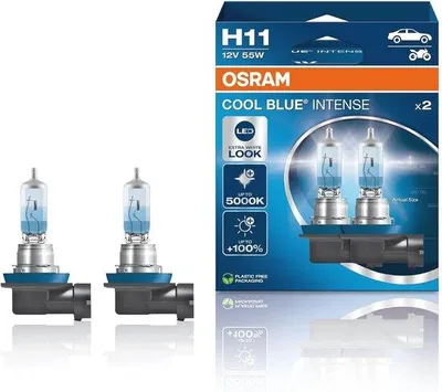 Productafbeelding van H11 Halogeen Koplamplampen - +100% Meer Helderheid, LED-Look, Duobox (2 Lampen)