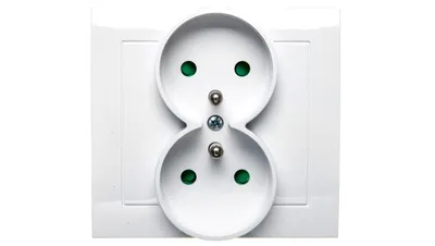 Produktbild von Ospel GP-2WZP/00, Weiß, IP20, 16 A, 88 mm, 45 mm, 82 mm