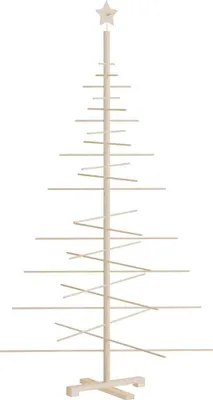 Produktbild von vidaXL Weihnachtsbaum Holz zum Schmücken 180 cm Massivholz Kiefer