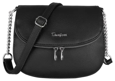 Zdjęcie produktu dla David Jones - Damska torebka na ramię - Torebka typu crossbody, wykonana z materiału przypominającego skórę (PU)