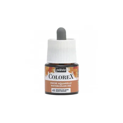 Produktbild von Pebeo Colorex Aquarelltinte, 45 ml, Mars Orange