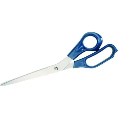 Produktbild von Titan-Schere, 8,5'' = 21,5 cm, blaue ABS-Kunststoffgriffe, rostfr.Edelstahl, Titaniumoberfläche