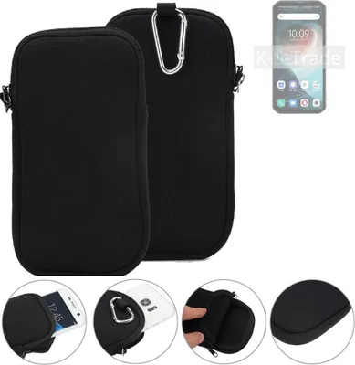 Produktbild von K-S-Trade Neopren-Hülle Handyhülle kompatibel mit Blackview BL6000 Pro Schutzhülle Neoprenhülle Sleeve Schutz-Hülle Gürtel Tasche Case Holster